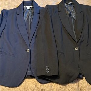 Old Navy Women’s Navy and Black Blazers